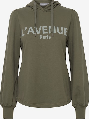 Fransa Sweatshirt in Green: front