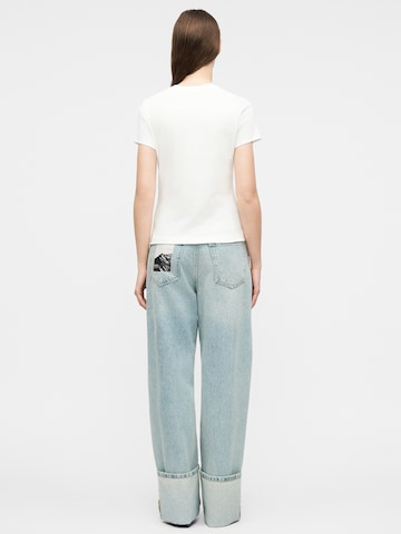 Moschino Jeans - Camiseta en blanco