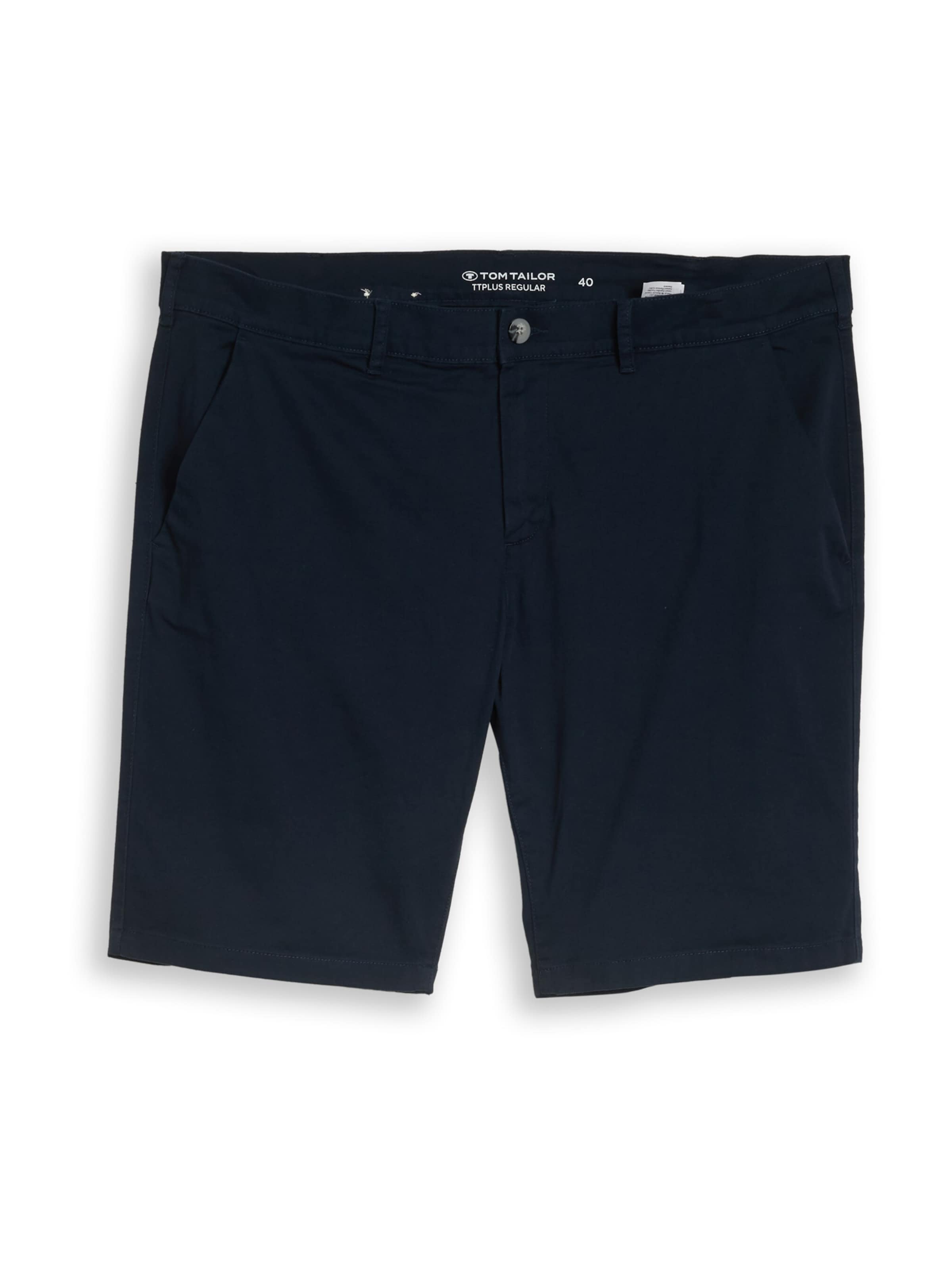 TOM TAILOR Men + Regular Chino in Blauw: voorkant