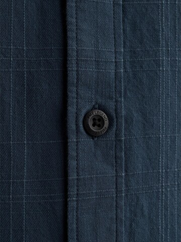 Regular fit Camicia 'Shirt with short sleeves and check texture' di PME Legend in blu
