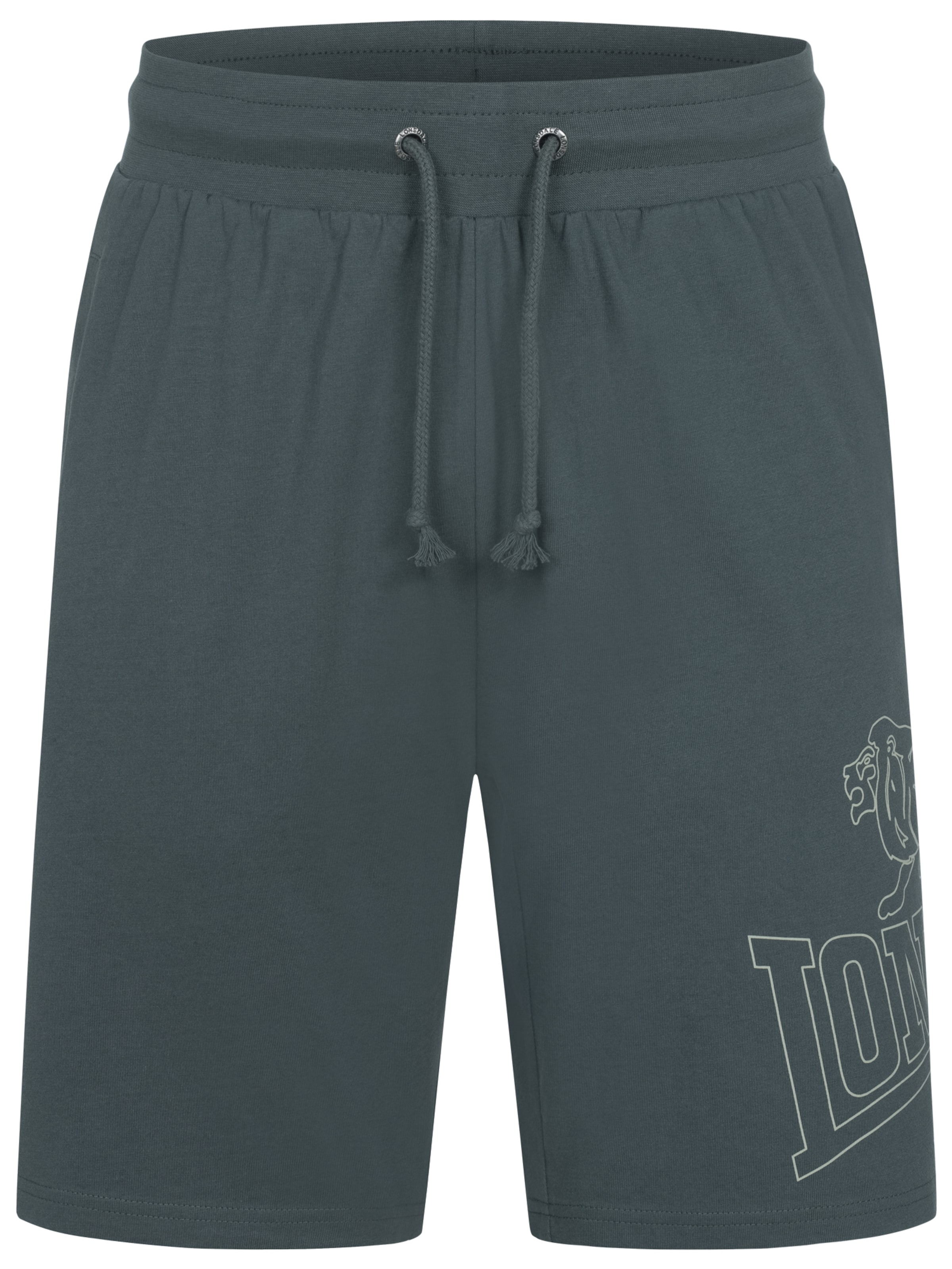 LONSDALEregular Hlače 'Chilley' - zelena boja: prednji dio