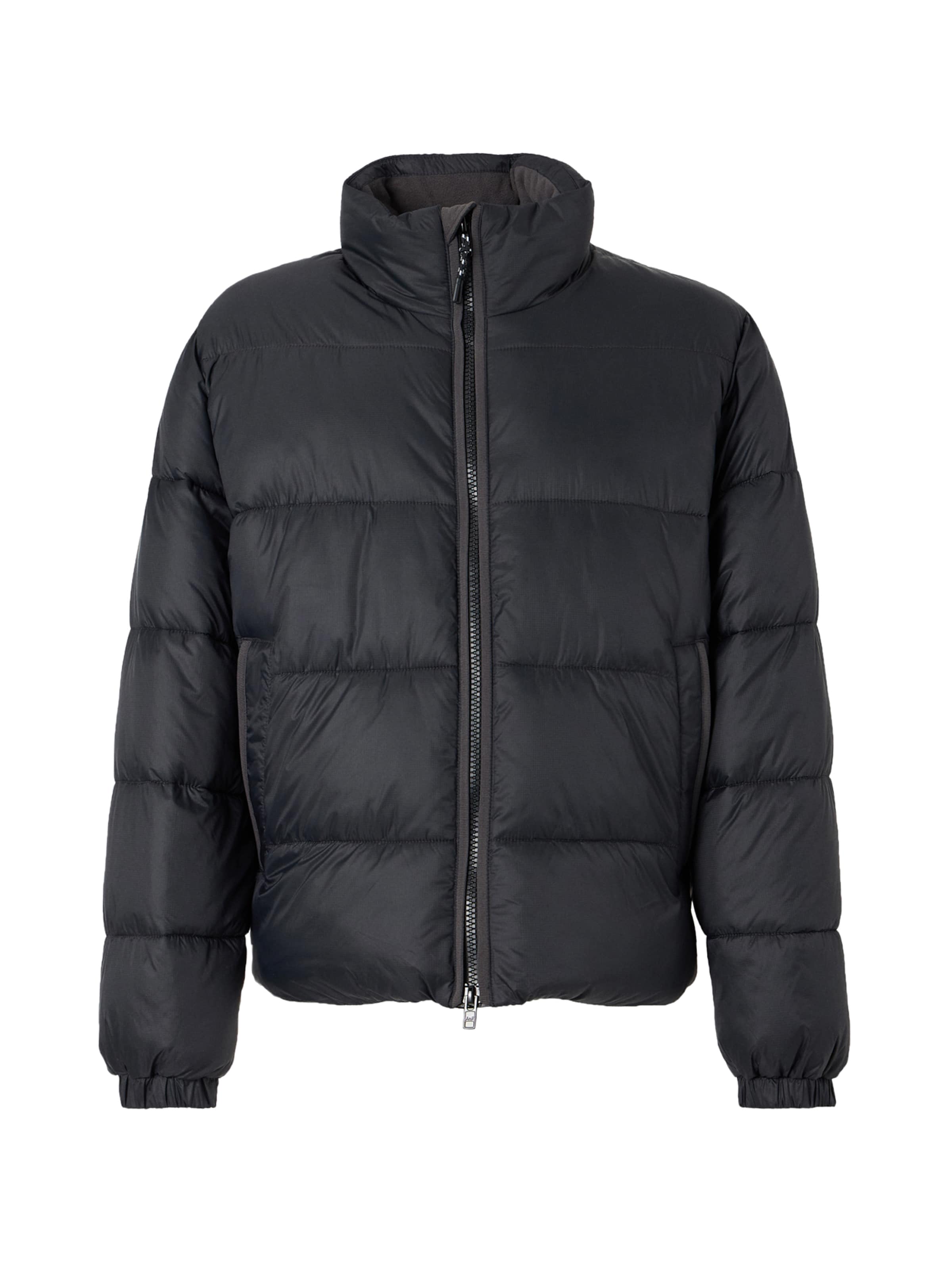 Abercrombie & Fitch - Casaco meia-estação 'Aircloud' em preto: frente