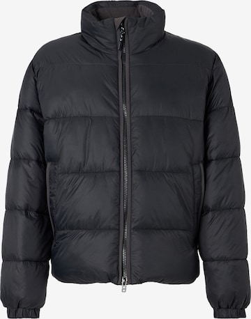 Abercrombie & FitchPrijelazna jakna 'Aircloud' - crna boja: prednji dio