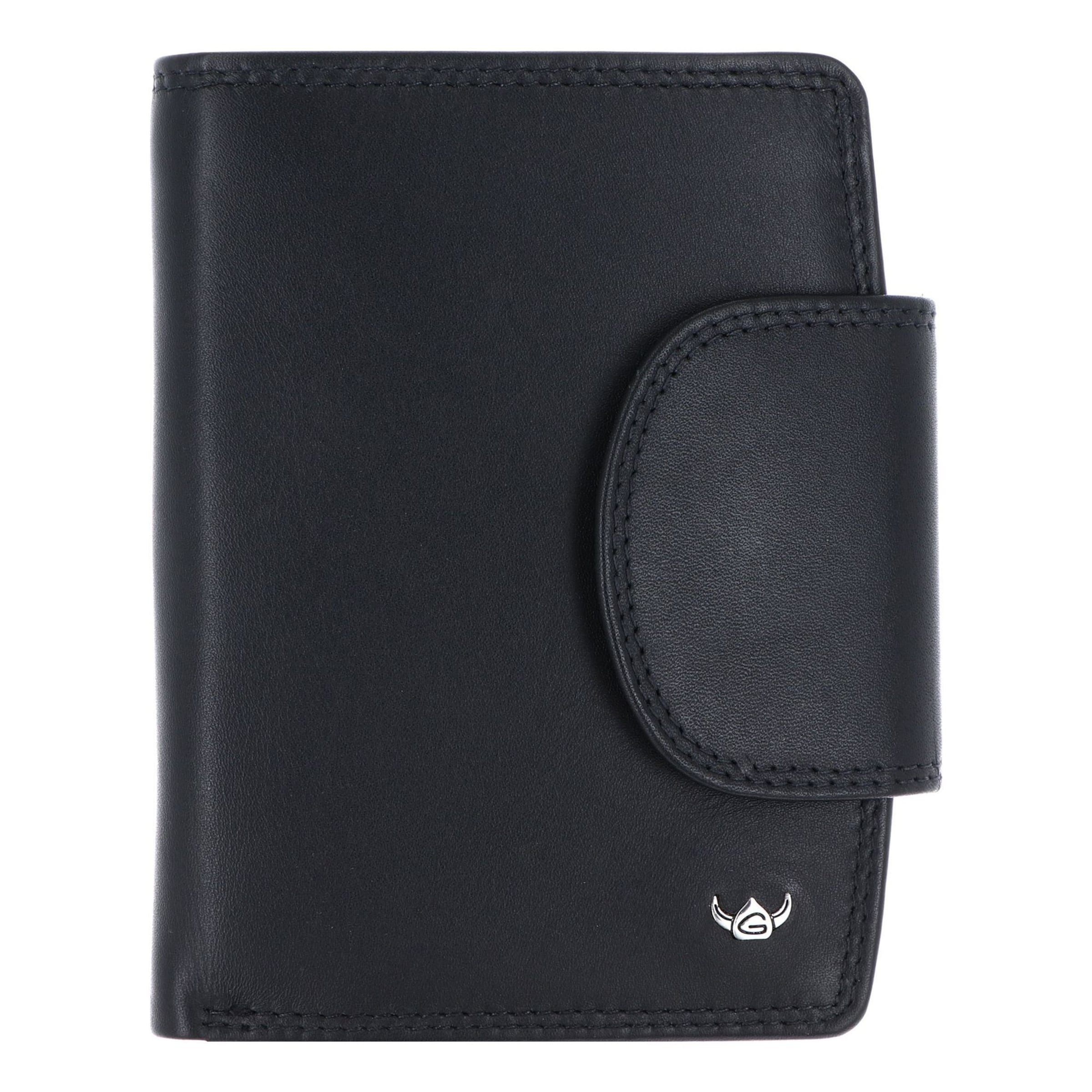 GOLDEN HEAD Wallet 'Polo' in Black: front