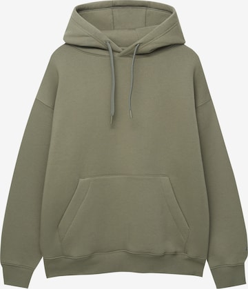 Pull&Bear Sweatshirt in Green: front