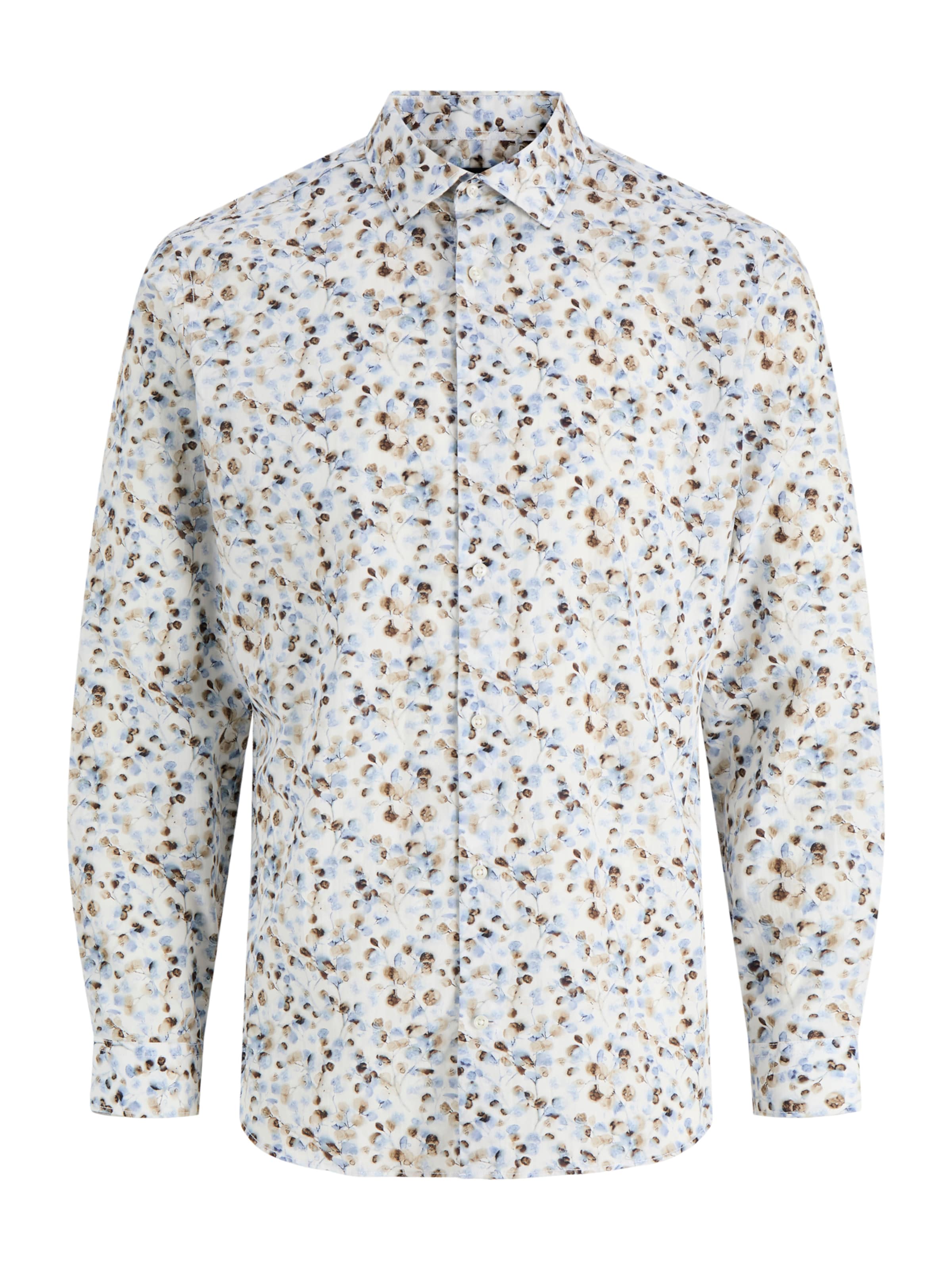 Jack & Jones Premium Button Up Shirt 'JPRBLAPARKER' in White: front