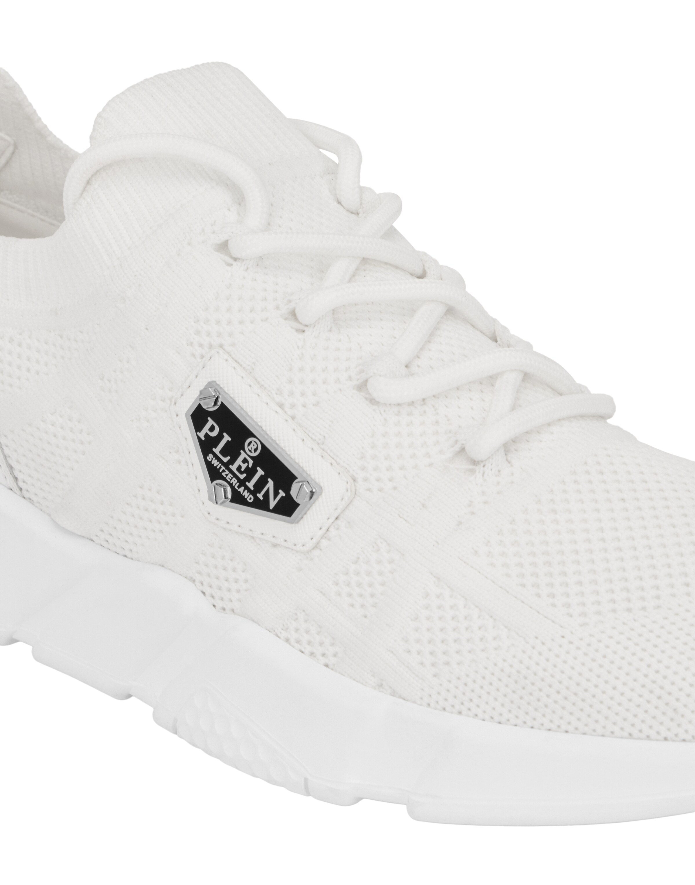 Baskets basses Philipp Plein en blanc
