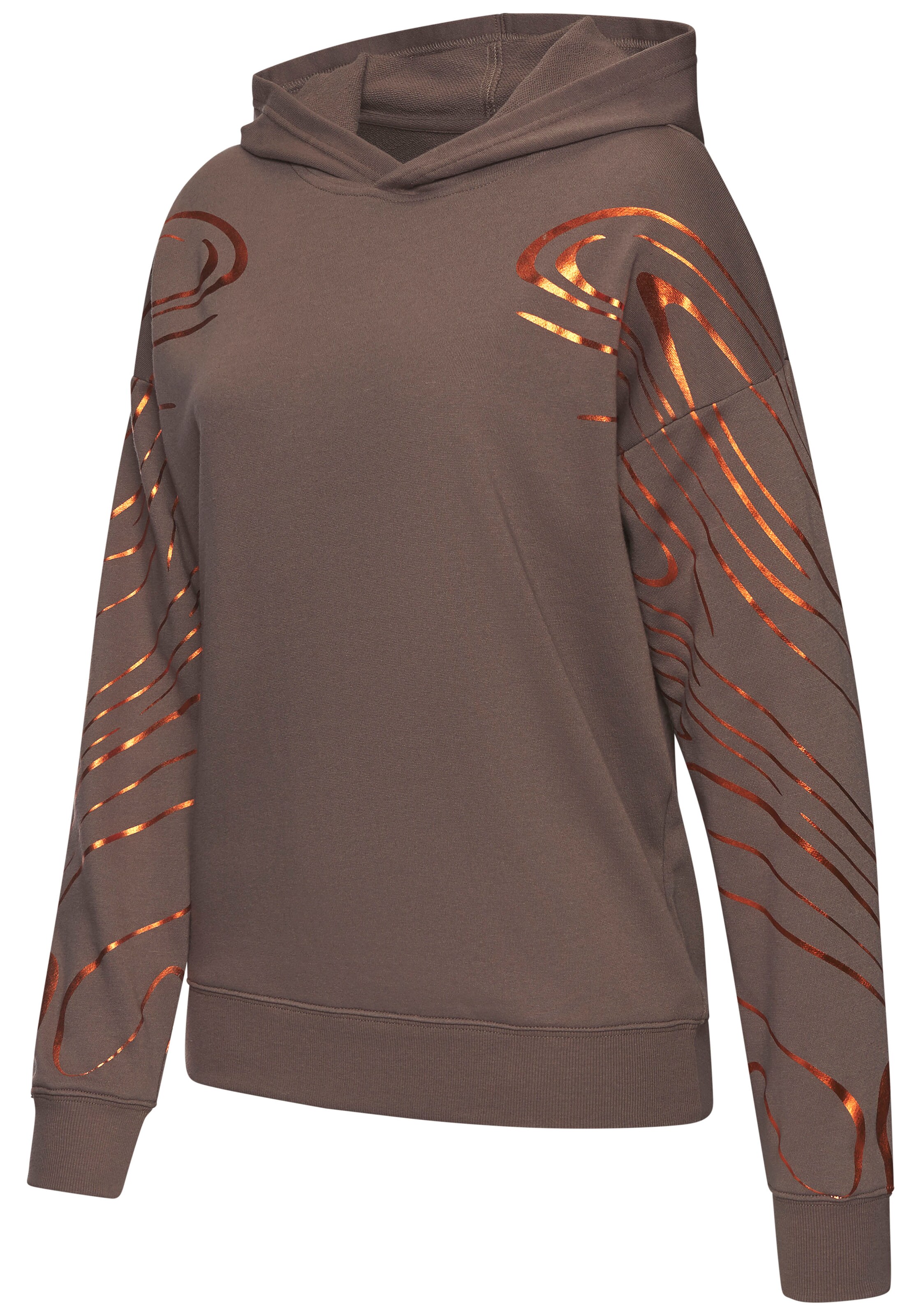 Sweat-shirt LASCANA ACTIVE en marron