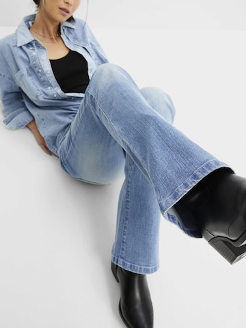 bonprix Slimfit Jeans in Blau