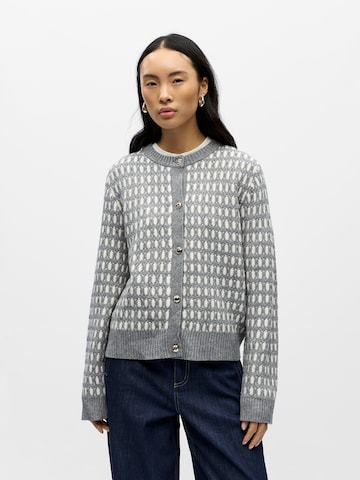 OBJECT Плетена жилетка 'OBJThess' в сиво: отпред