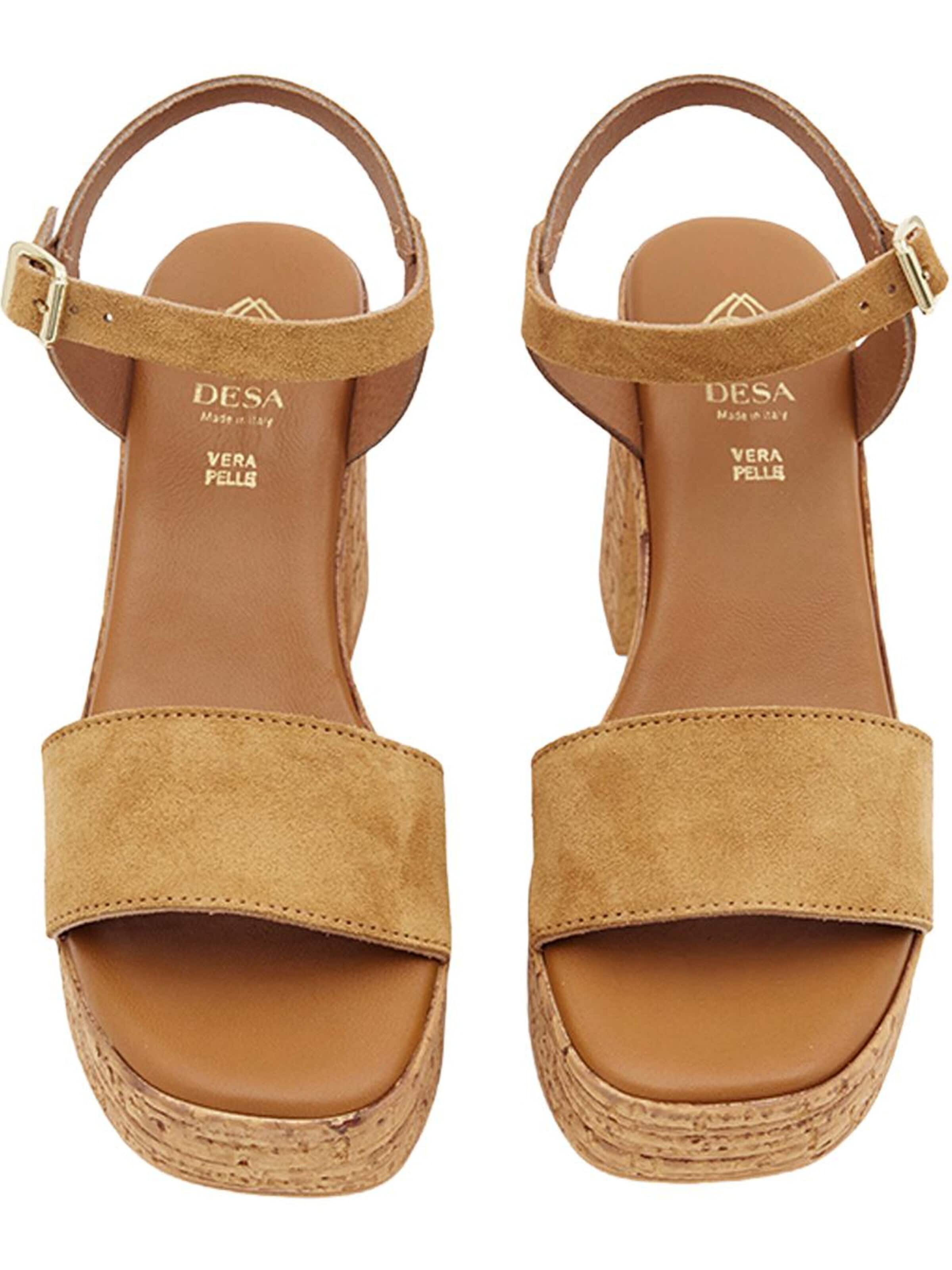 Desa Sandal 'Plateau-Sandalen' in Brown