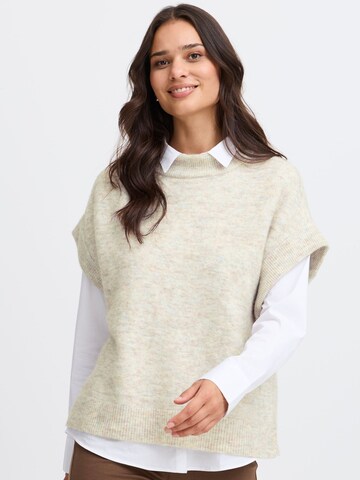 Pull-over 'SANNY' Fransa en beige : devant