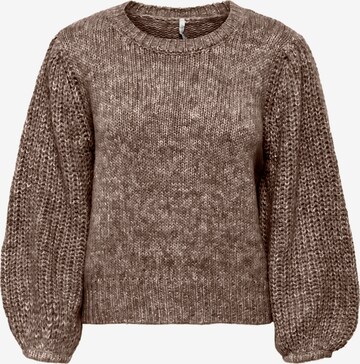 Pull-over 'Henni' ONLY en marron : devant