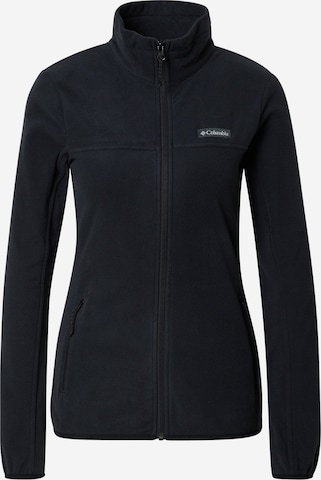COLUMBIA Athletic Fleece Jacket 'Ali Peak' in Black: front