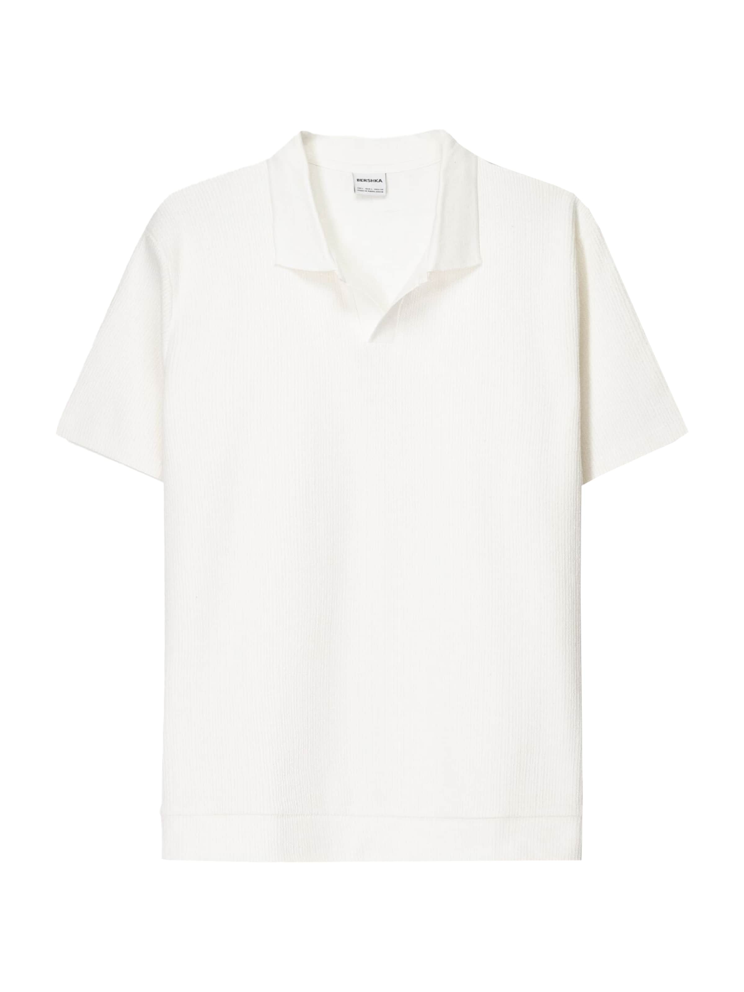 Bershka Paita värissä valkoinen: etupuoli