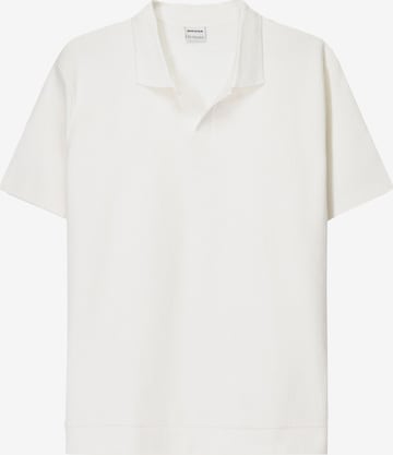 Bershka Shirt in Wit: voorkant