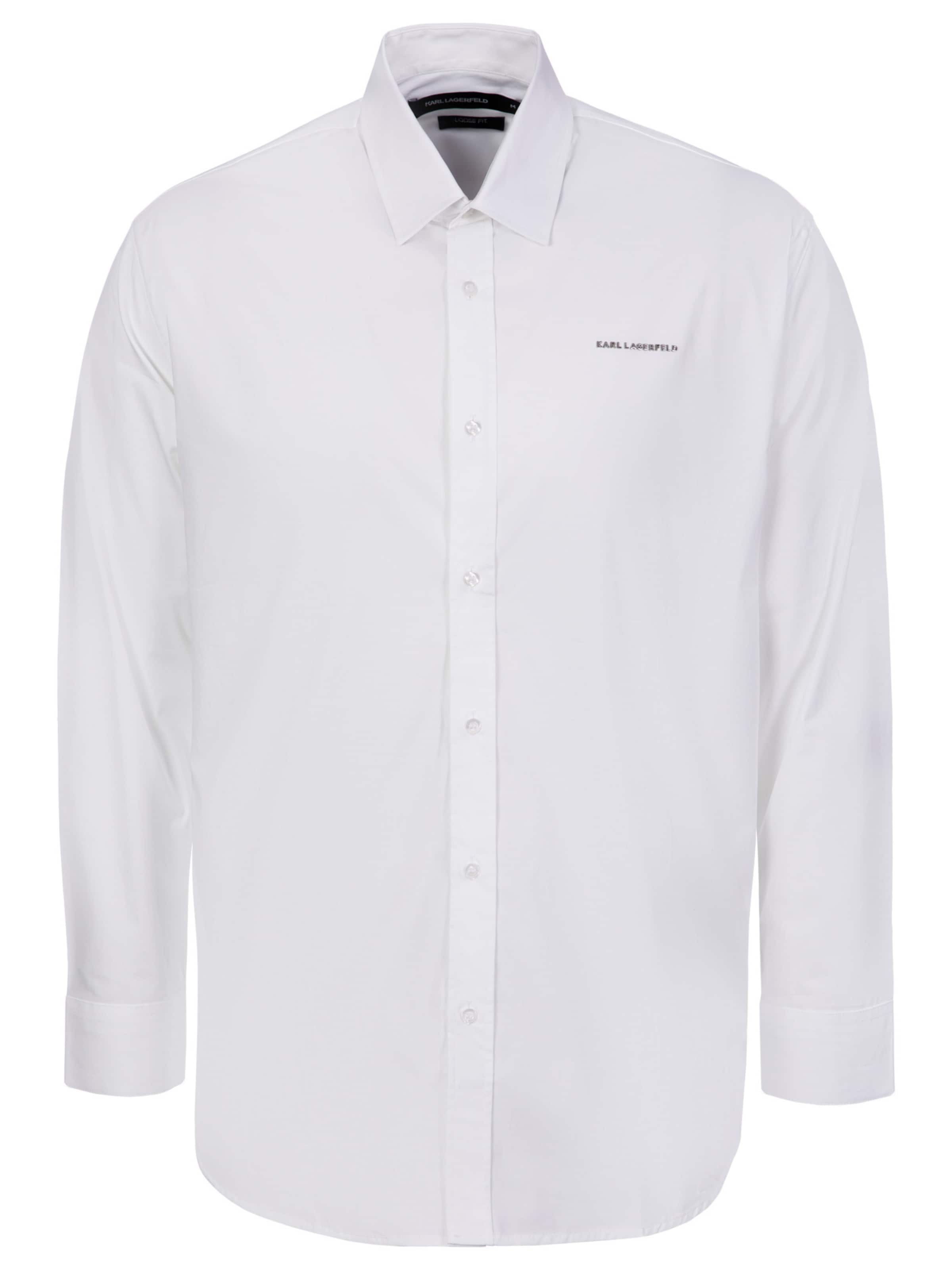Camicia di Karl Lagerfeld in bianco: frontale
