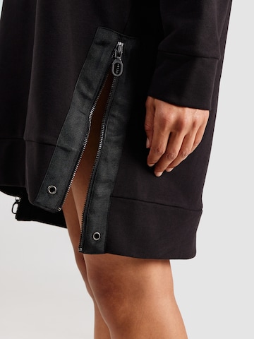 G-STAR Jurk 'Biker zip sw dress wmn' in Zwart