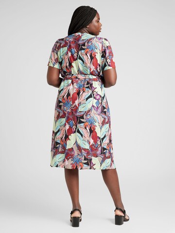 Vero Moda Curve Kleid 'VMCGajaA Palma' in Schwarz