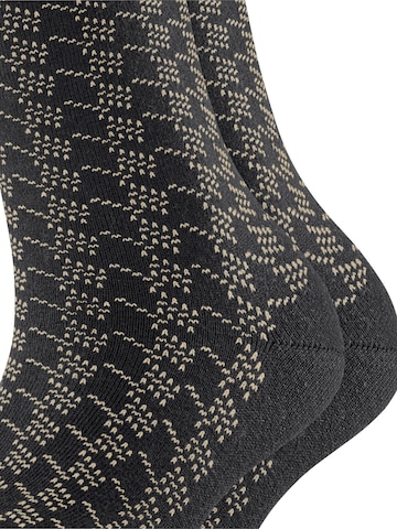 ESPRIT Socken 'Pepita Pattern 2-Pack'‌‌‌ in Schwarz
