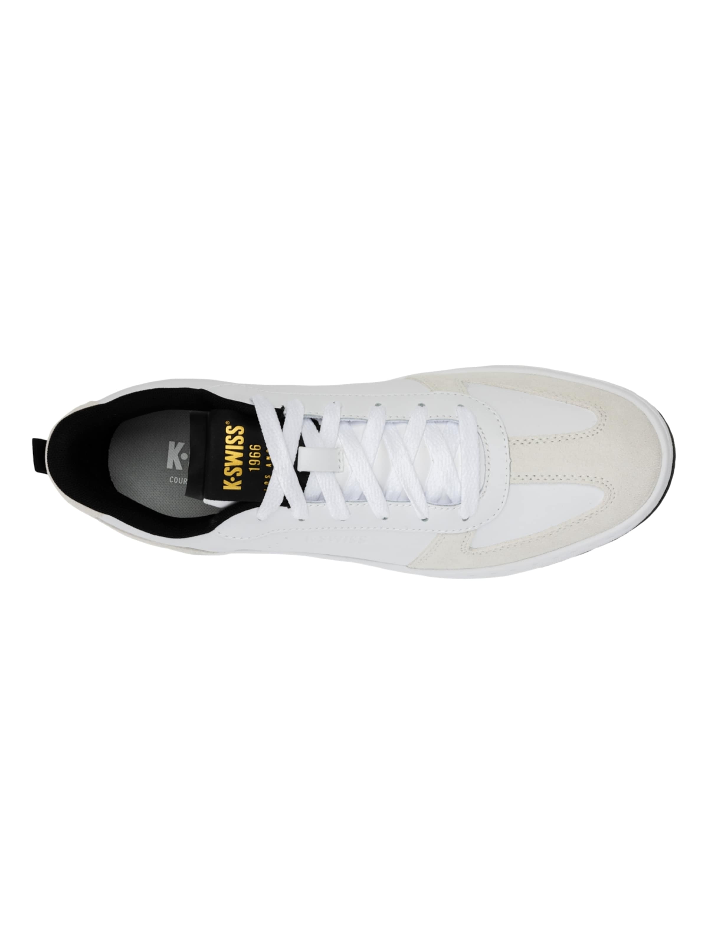 Sneaker bassa 'COURT VARSITY' di K-SWISS in bianco