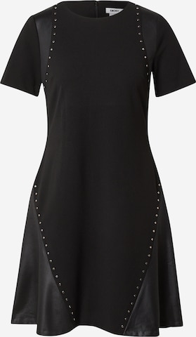 melns DKNY Kleita: no priekšpuses