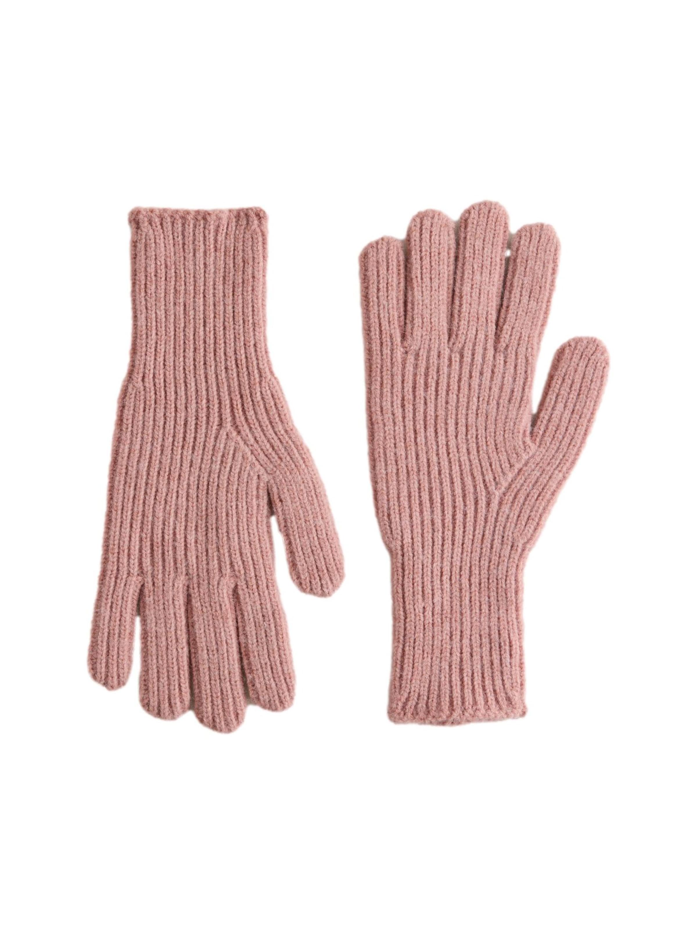 Mănuşi cu degete de la Next pe roz: față