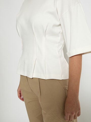 minus - Top 'Juniana' en blanco