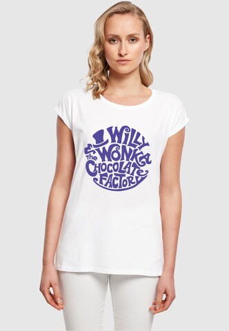 T-shirt 'Willy Wonka And The Chocolate Factory' ABSOLUTE CULT en blanc : devant