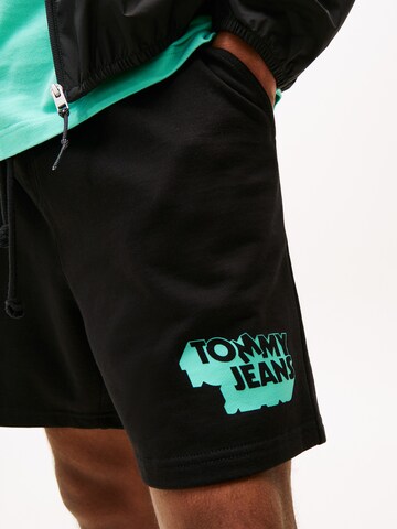 Tommy Jeans Свободный крой Штаны в Черный