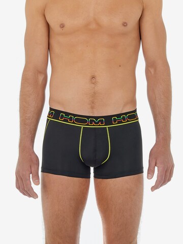 HOM Boxershorts 'Rainbow' in Zwart: voorkant