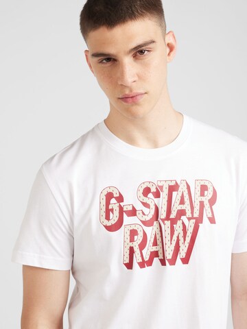 T-Shirt G-STAR en blanc