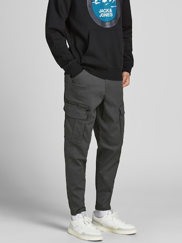 JACK & JONES Конический (Tapered) Брюки-карго 'Ace Dex' в Серый