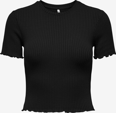 Tricou 'JANIE' ONLY pe negru, Vizualizare produs