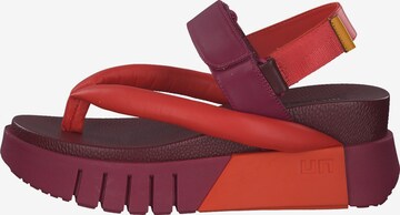 UNISA Sandals 'Delta Tong' in Red