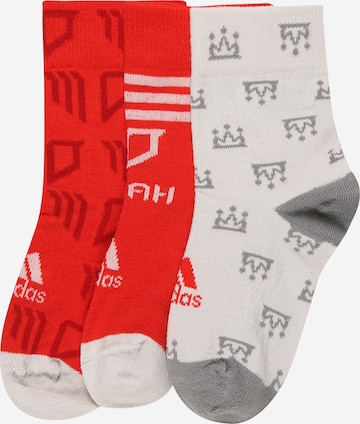 ADIDAS PERFORMANCE Sportsockor 'SALAH' i röd: framsida