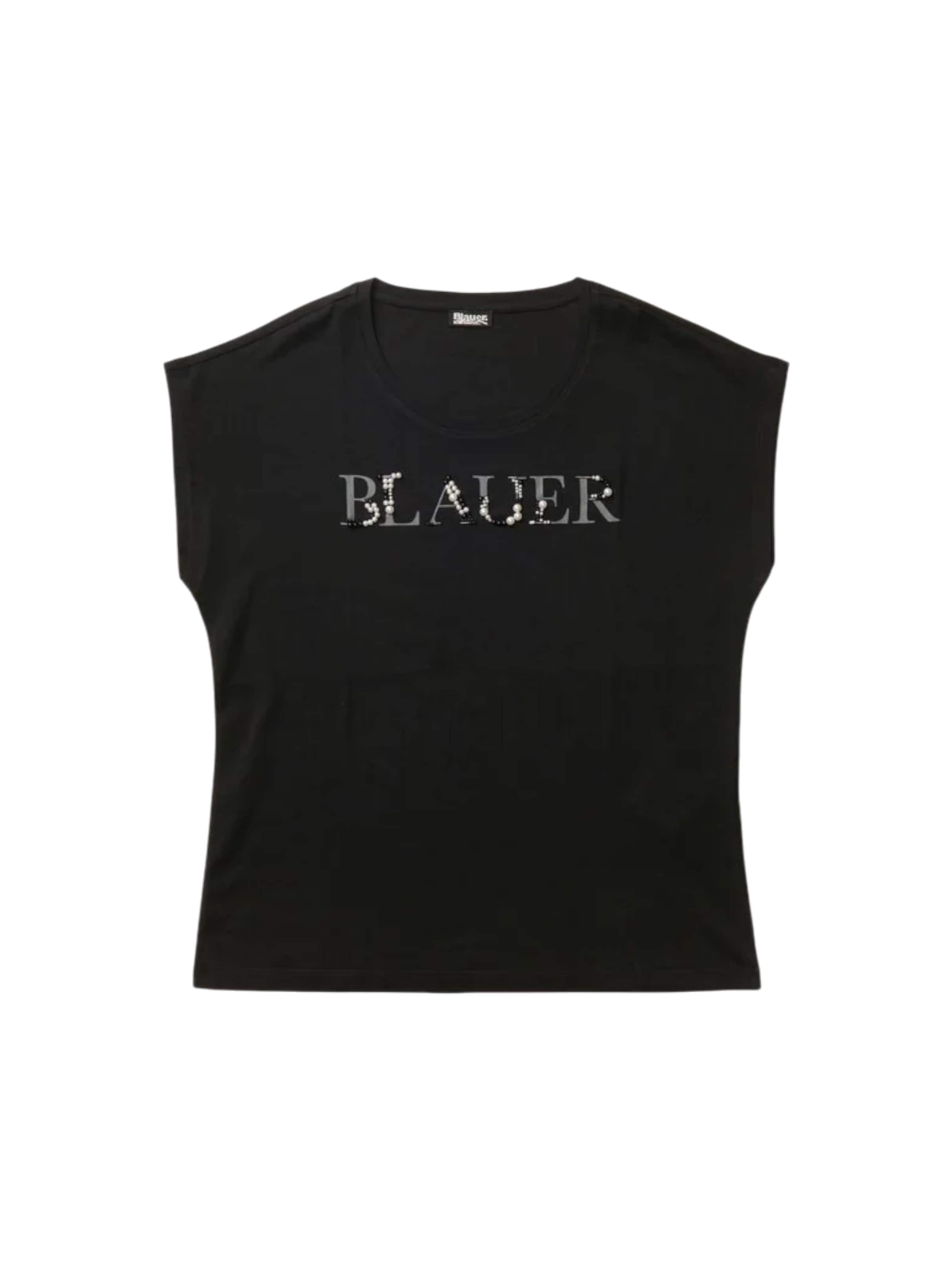 Blauer - Camiseta en negro: frente