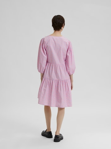 SELECTED FEMME Платье 'Lise' в Ярко-розовый