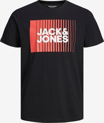 Maglietta di Jack & Jones Plus in nero: frontale