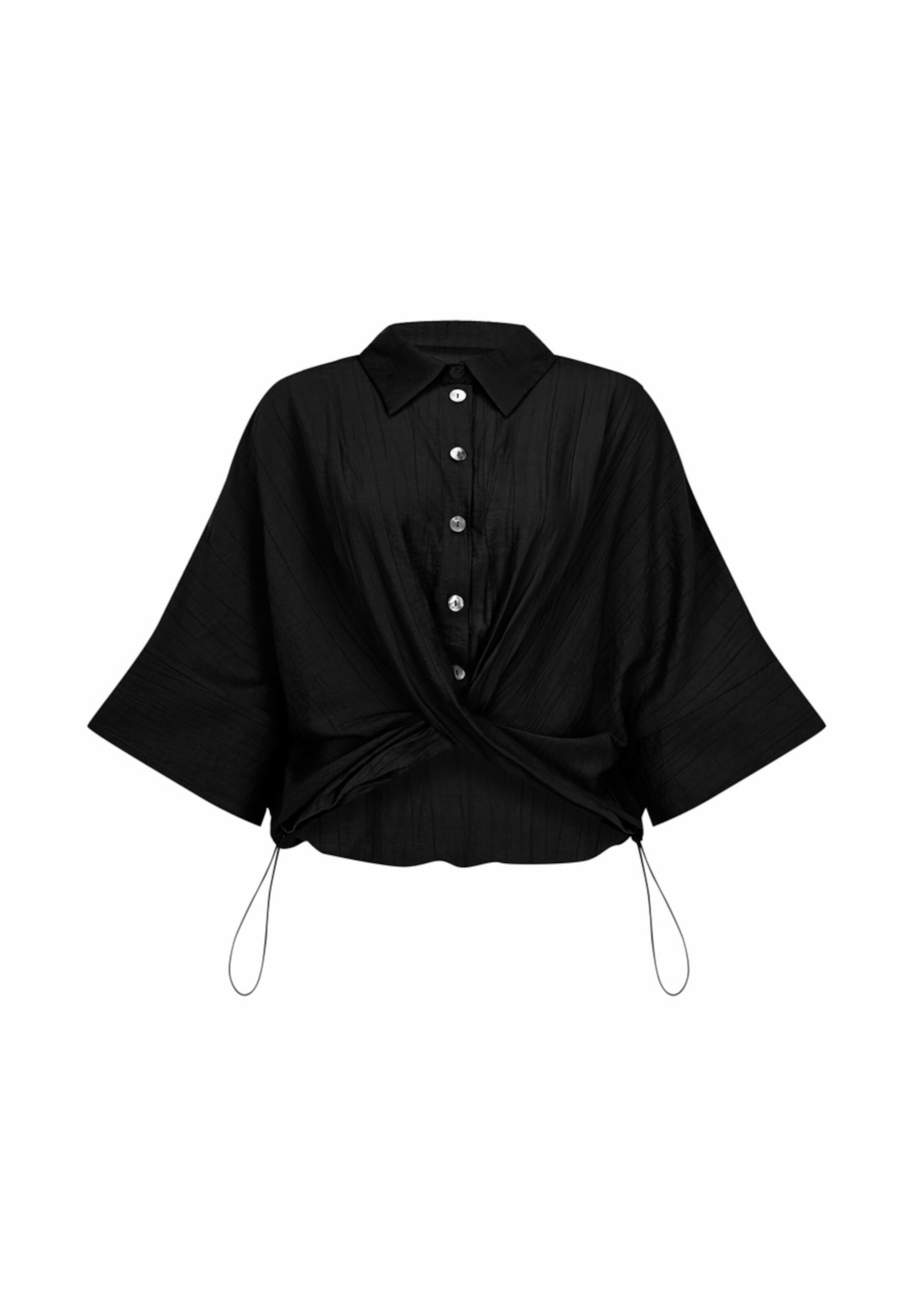 FRESHLIONS Blouse 'Maya' in Black: front