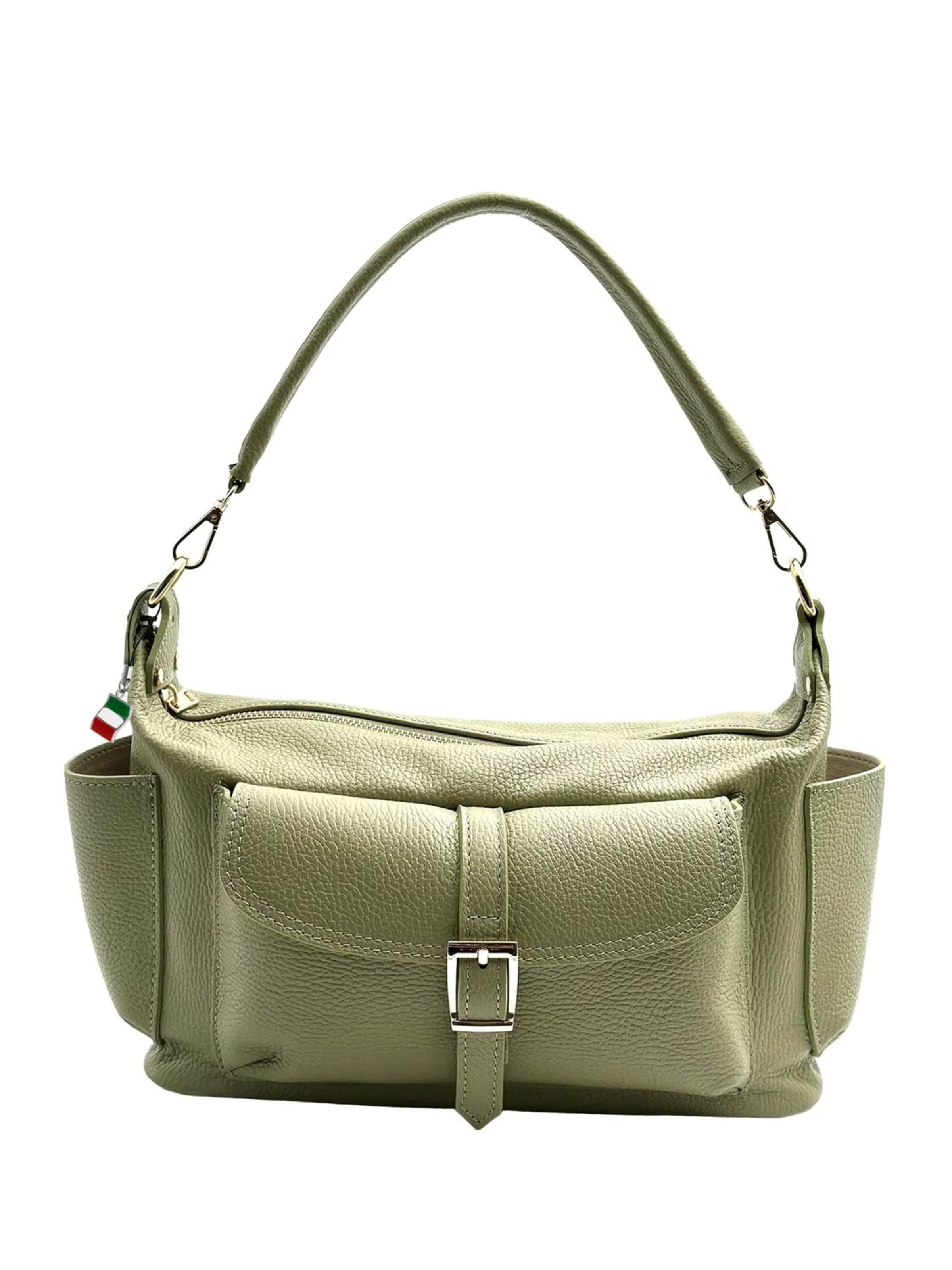 Sac bandoulière Florence en vert : devant