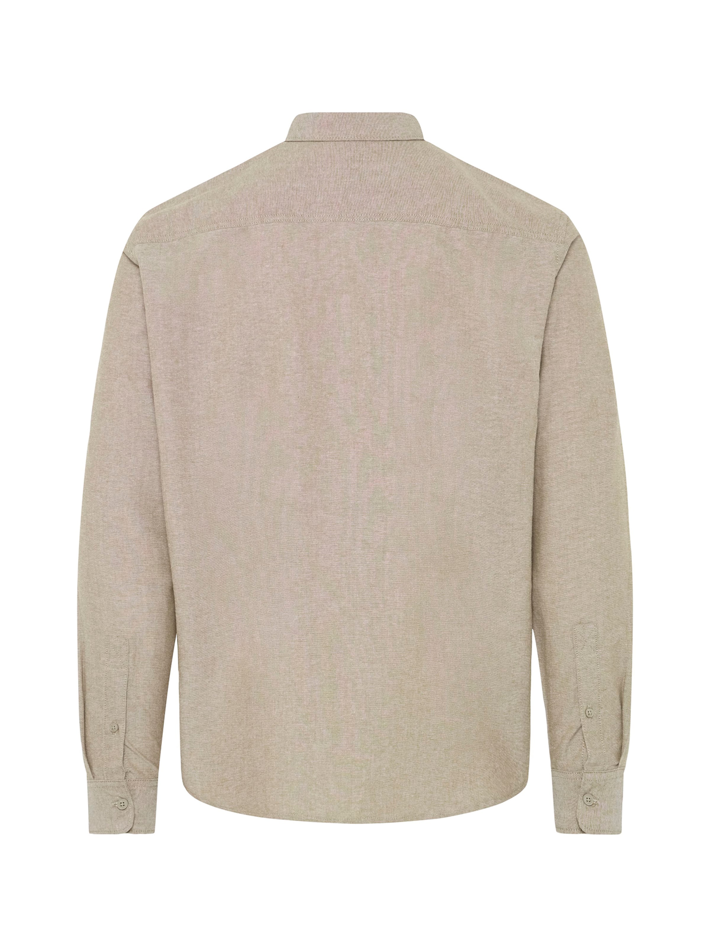 BLEND Regular Fit Skjorte 'BHADAS' i beige