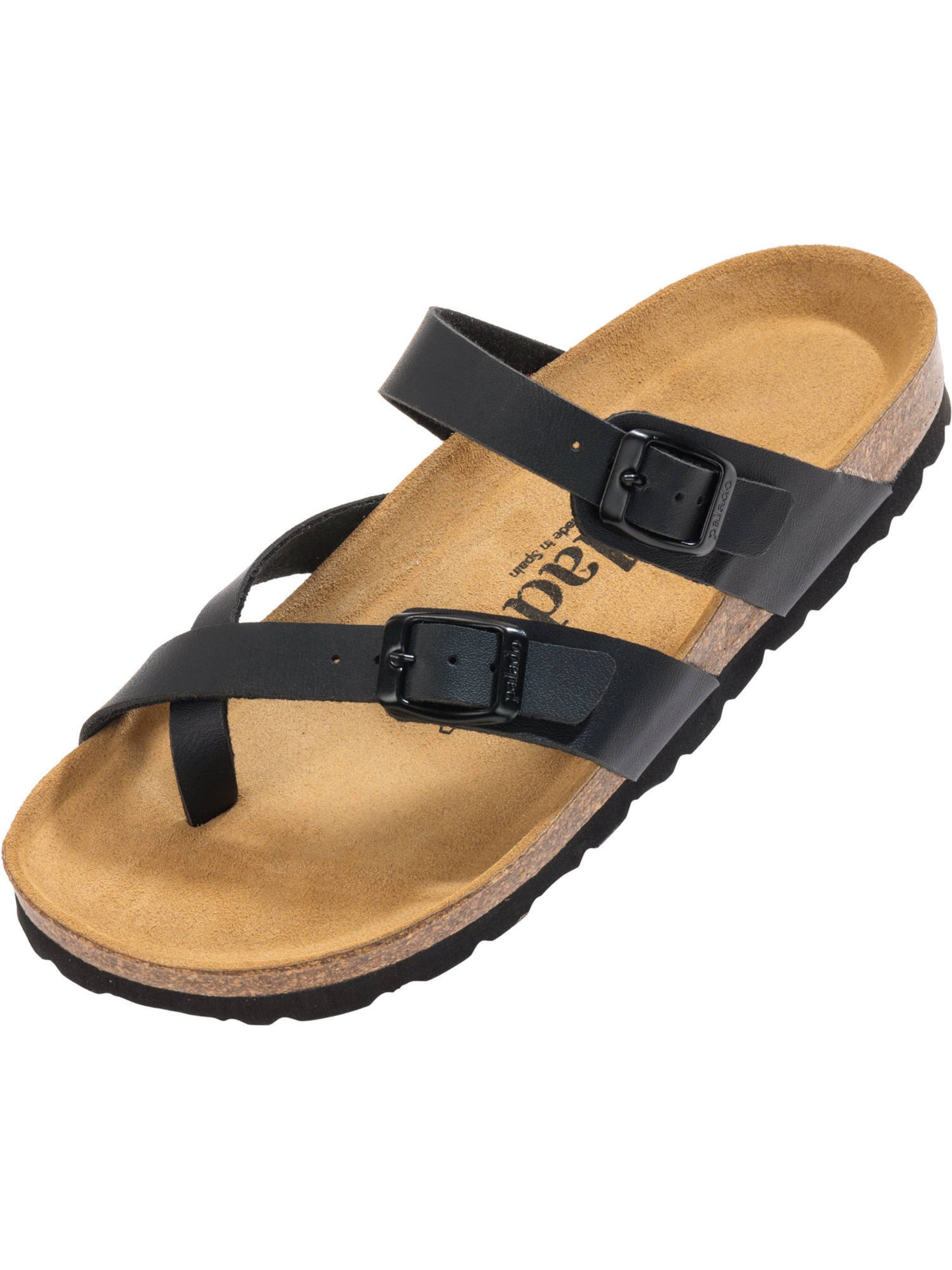 Flip-flops 'Cres' de la Palado pe negru: față