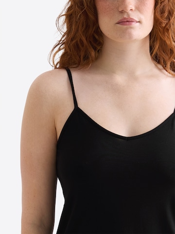 Erlich Textil Slaapshirt in Zwart