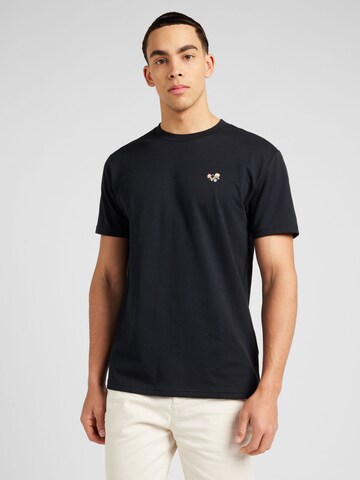 T-Shirt 'ICON PLAY' HOLLISTER en noir : devant