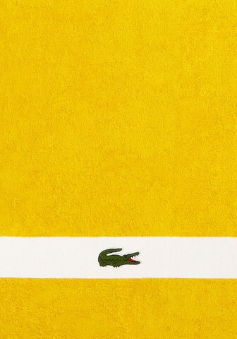 LACOSTE Towel 'L CASUAL' in Yellow
