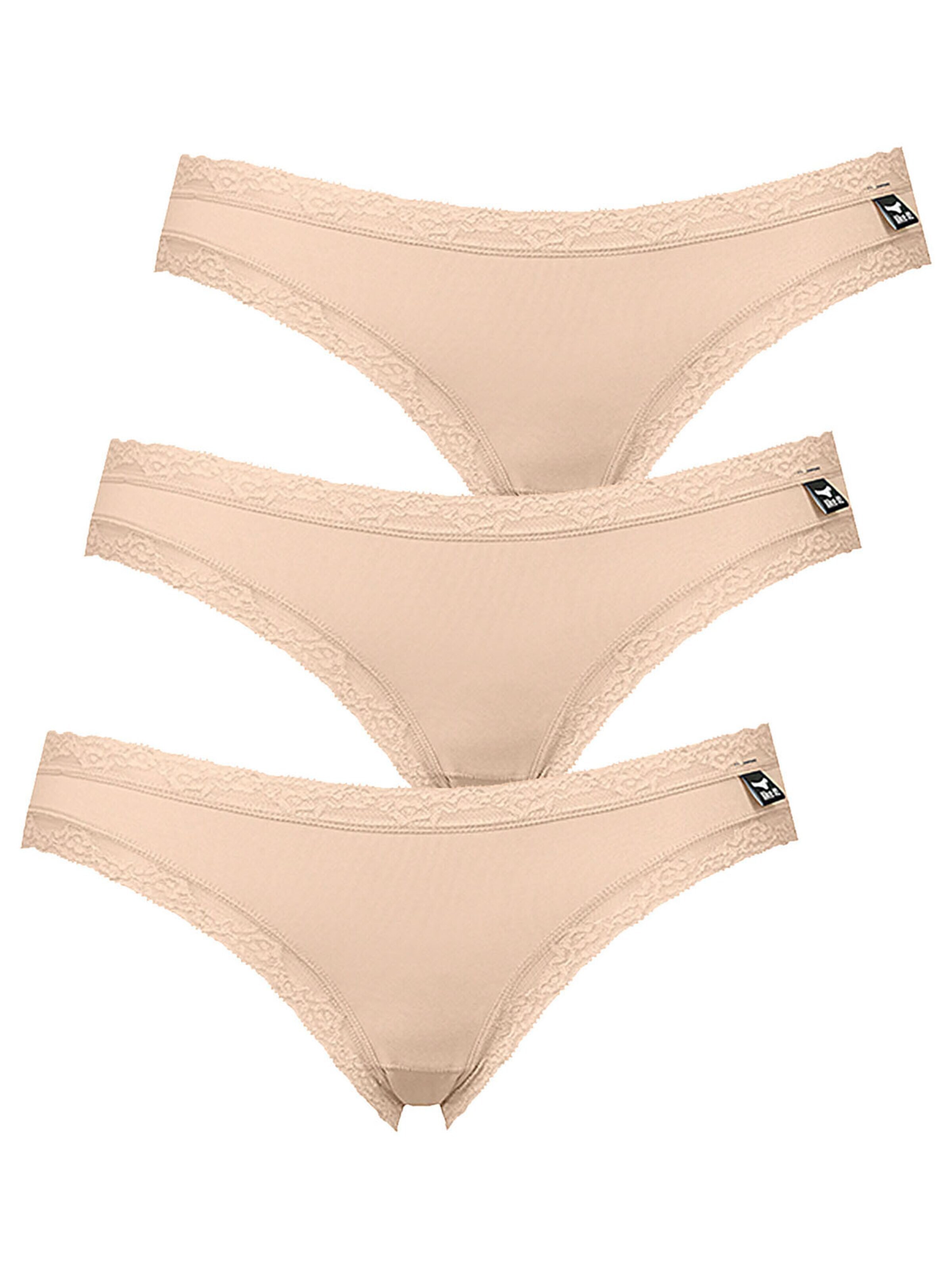like it! Panty 'Olivia' in Beige: front