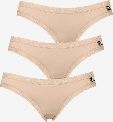 like it! Panty 'Olivia' in Beige: front