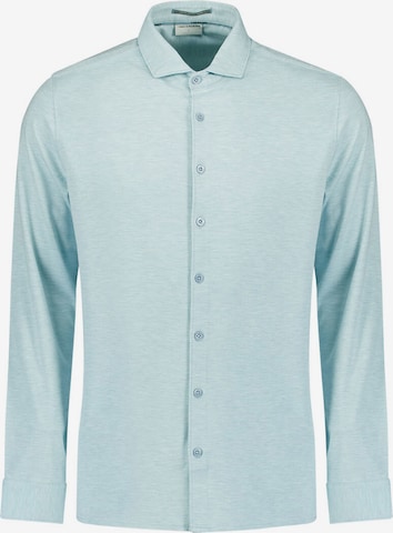 No Excess Regular Fit Hemd in Blau: Vorderseite