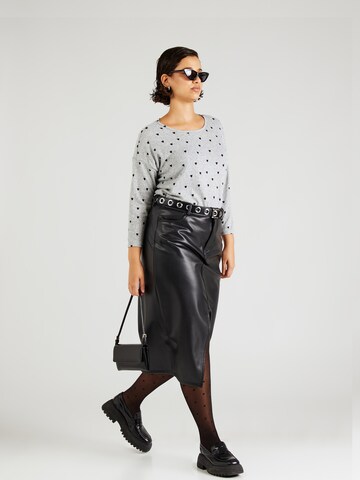 ONLY Carmakoma Μπλουζάκι 'CARAlba' σε γκρι